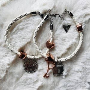 Lock and Key Bracelet Pair